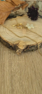Collier Lizzie blanc nacré