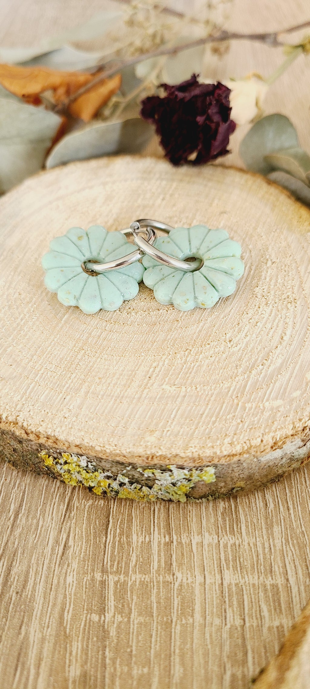 Primerose vert d'eau moucheté