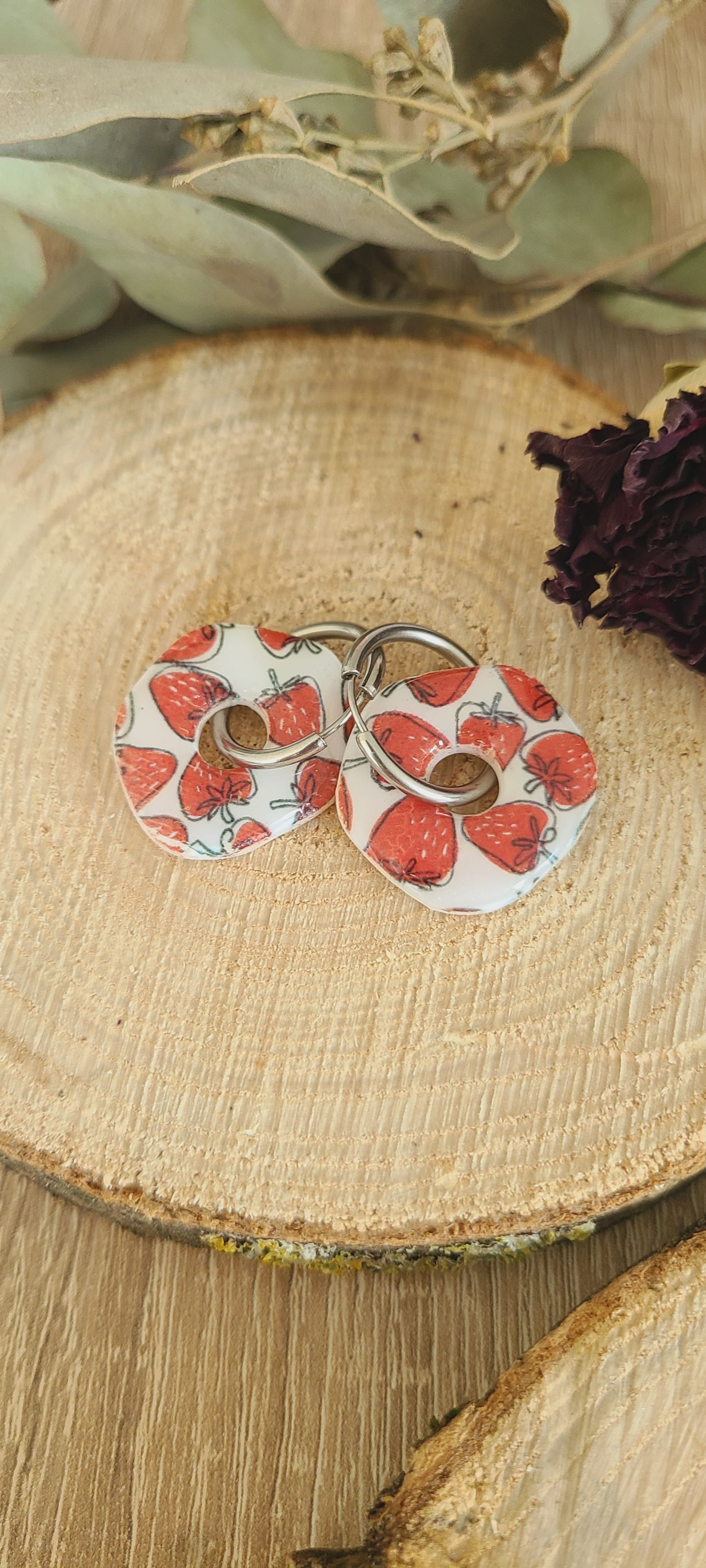 Galea motif fraise