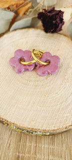 Cora magenta avec motif pailleté