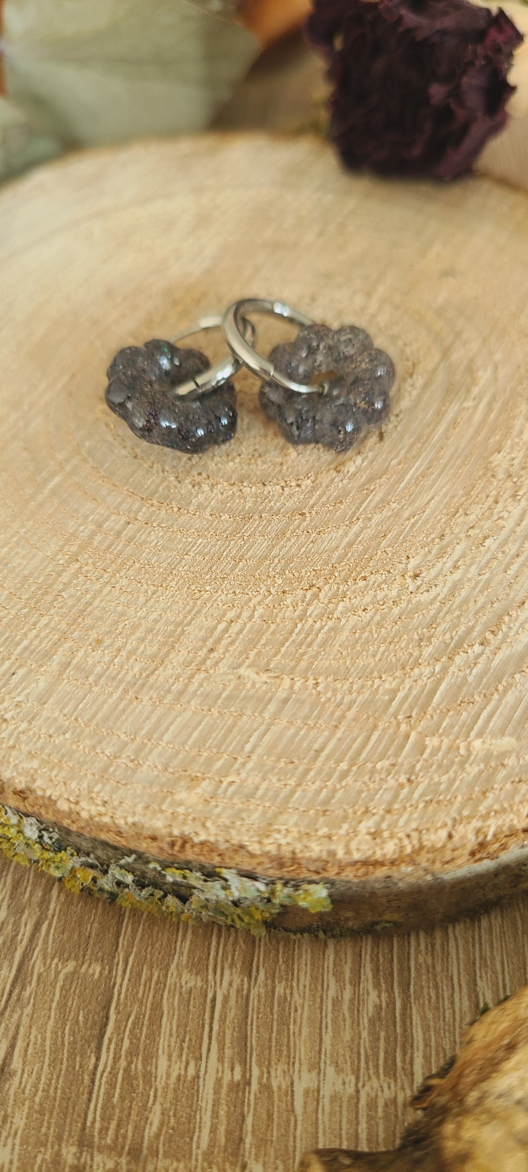 Nolia noire pailleté