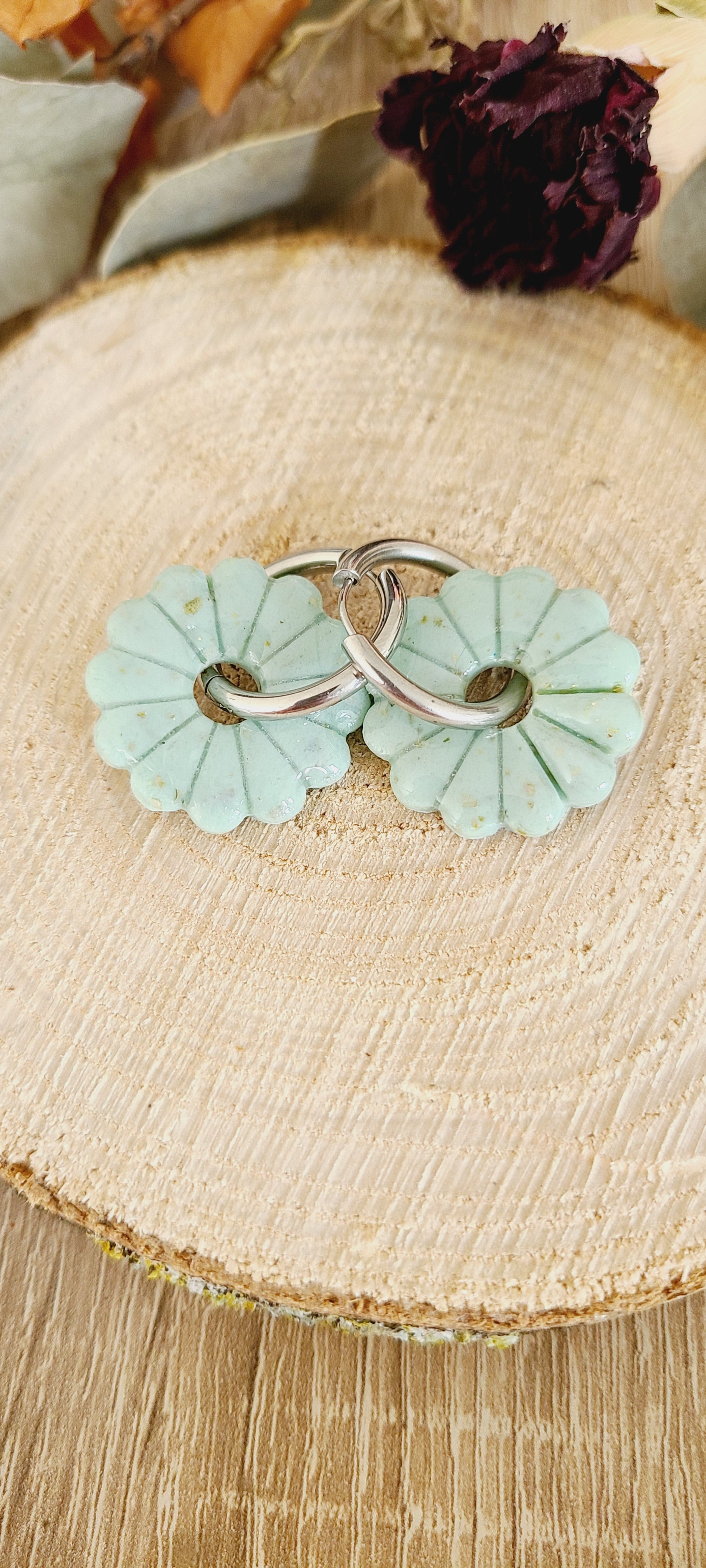 Primerose vert d'eau moucheté