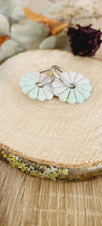 Primerose dégradé vert d'eau et mauve pâle