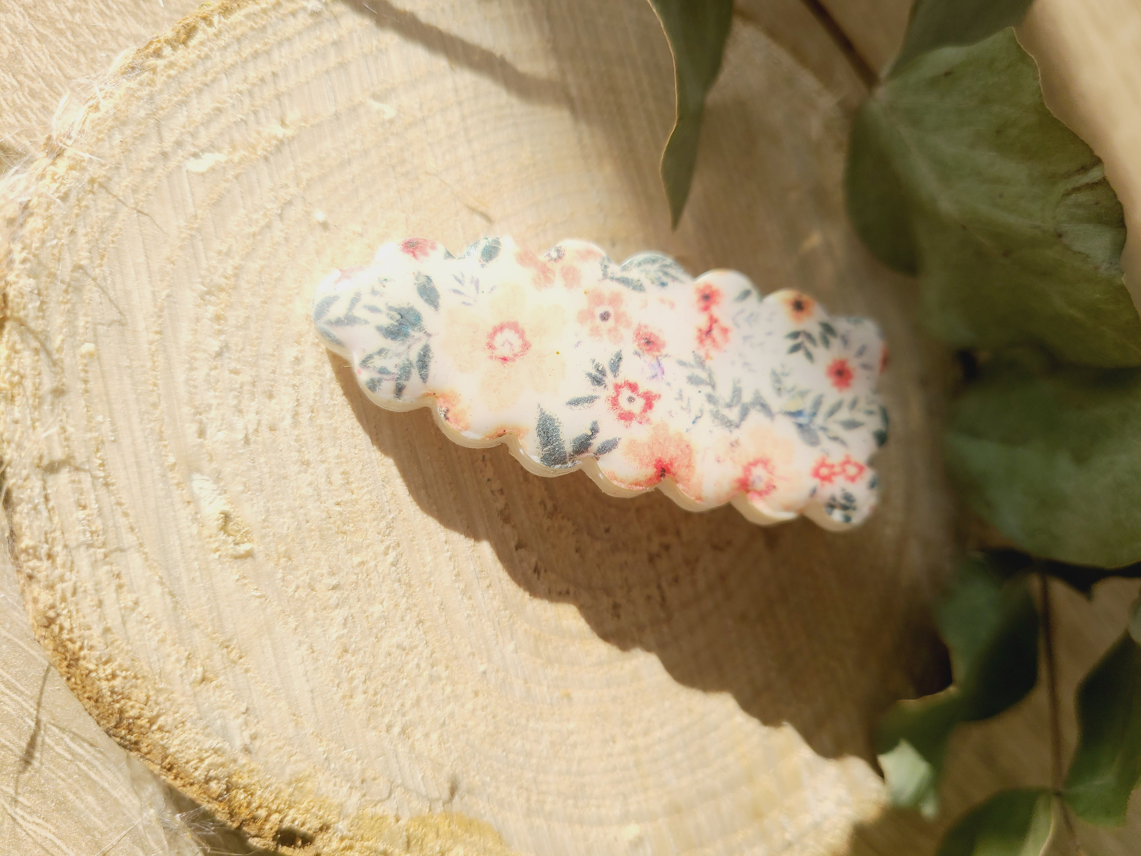 Barrette florale