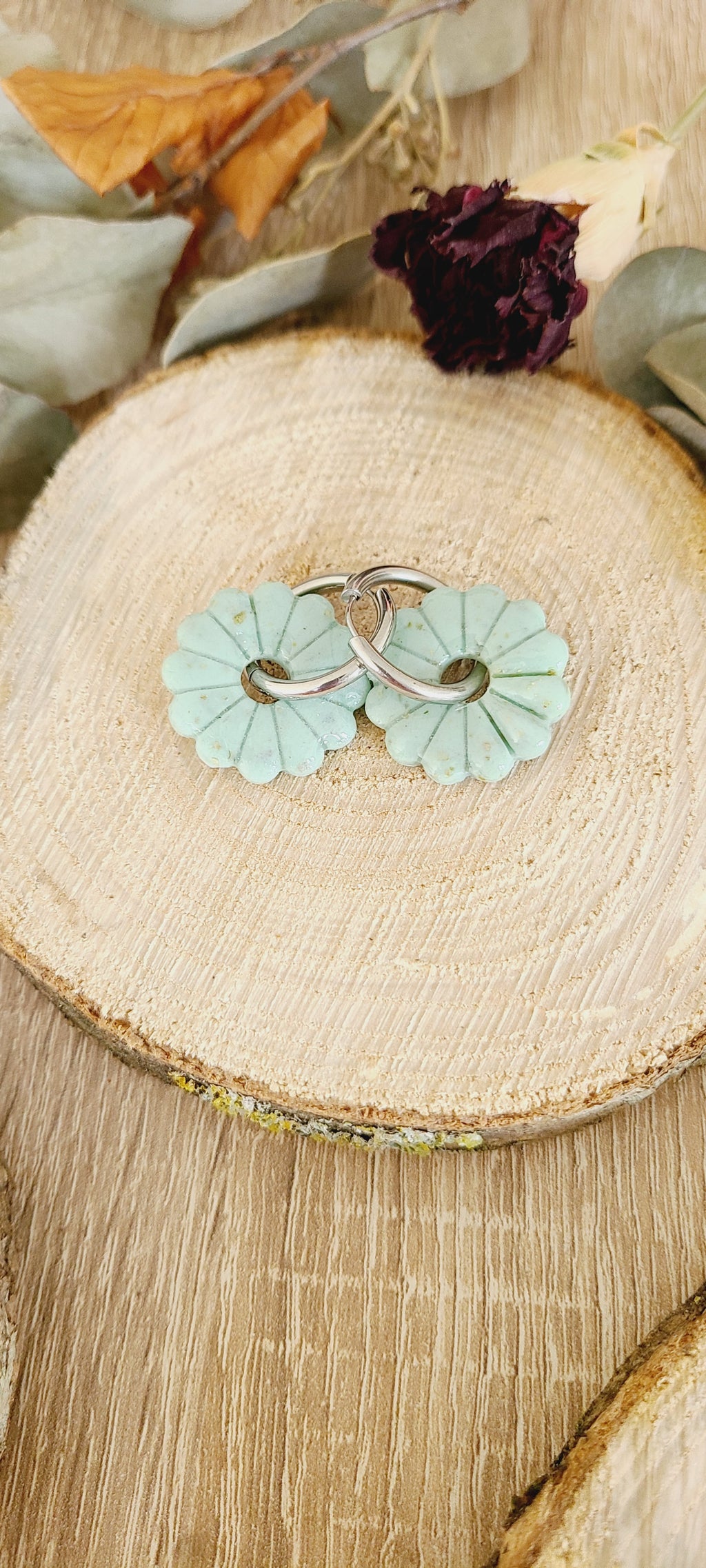 Primerose vert d'eau moucheté